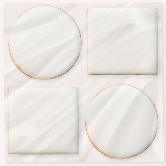 LOT DE 4 BISCUITS (RONDS ET CARRÉS)