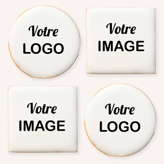 LOT DE 4 BISCUITS (RONDS ET CARRÉS)