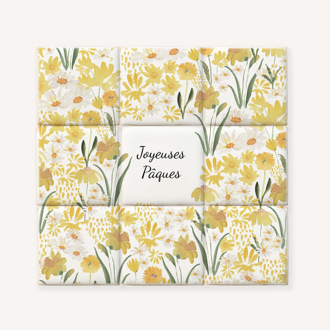 9 BISCUITS À PERSONNALISER JONQUILLE