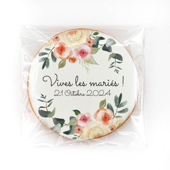 BISCUIT PERSONNALISÉ ROSES