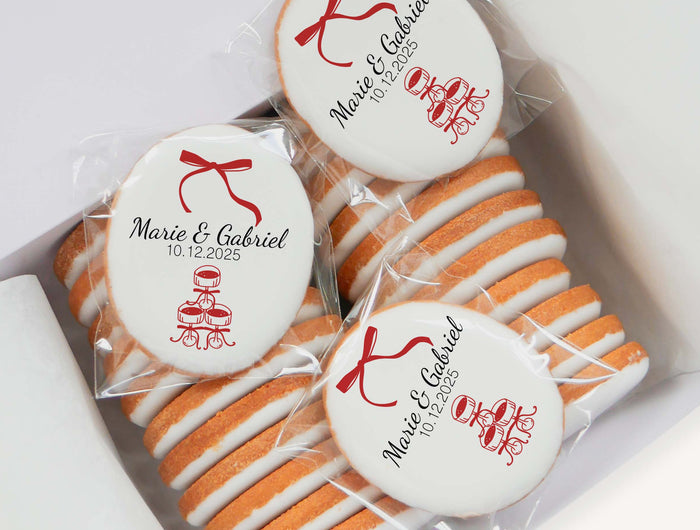 <h1>NOS BISCUITS DE </h1><h1>MARIAGE</h1>