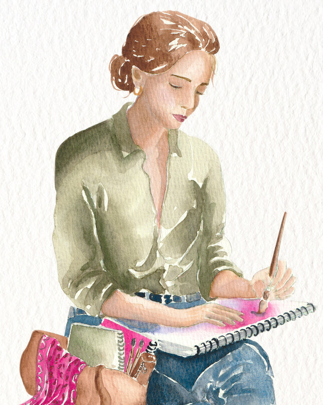 Aquarelle à peindre — Collection L' Artiste