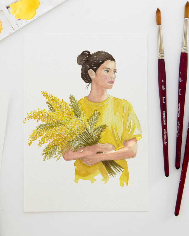 Aquarelle à peindre — Collection L'Horticultrice