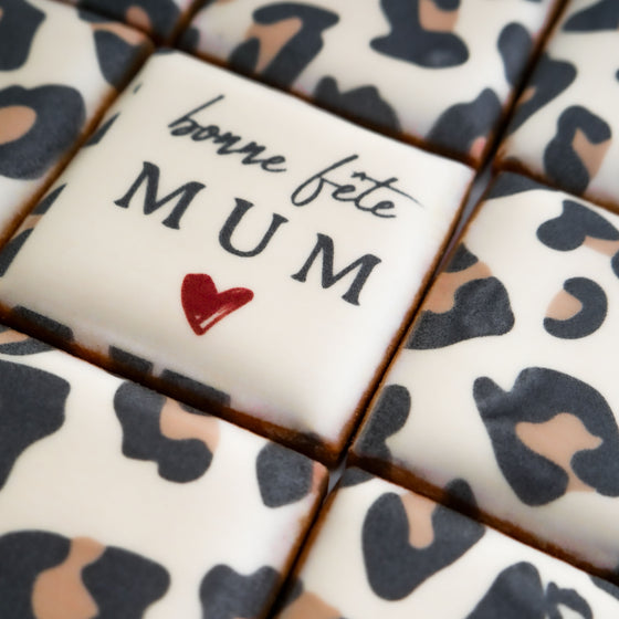 Coffret  9 Biscuits Personnalisables Léopard 🐆