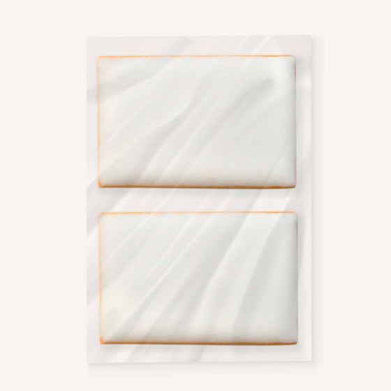 LOT DE 2 BISCUITS (RECTANGLES)