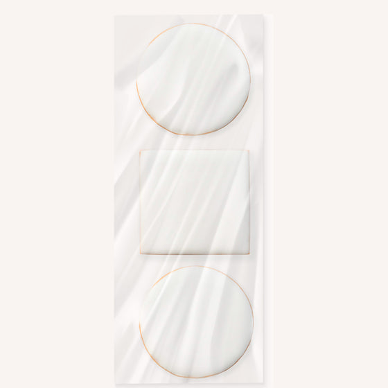 LOT DE 3 BISCUITS (RONDS ET CARRÉ)