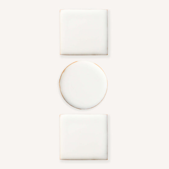 LOT DE 3 BISCUITS (CARRÉS ET ROND)