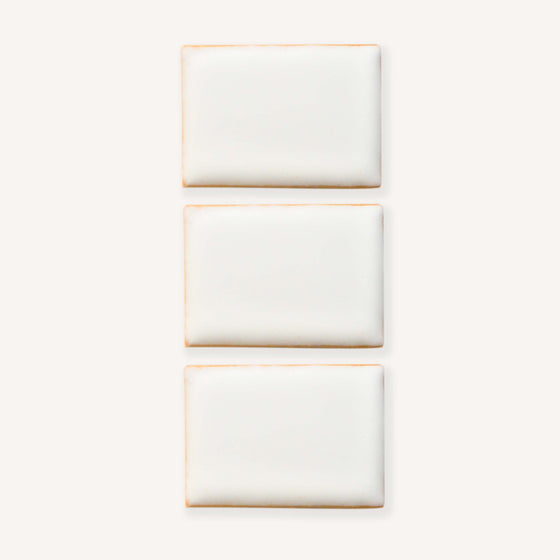 LOT DE 3 BISCUITS (RECTANGLES)