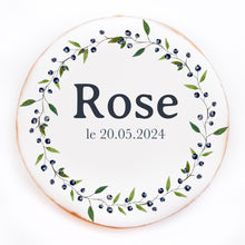  BISCUIT PERSONNALISÉ COURONNE MYRTILLE