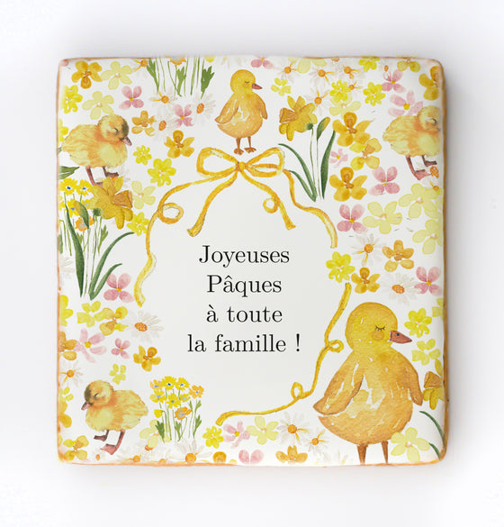 BISCUIT CARTE POSTALE YELLOW