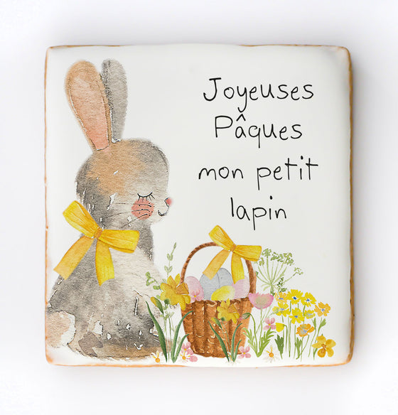 BISCUIT CARTE POSTALE LAPINOU
