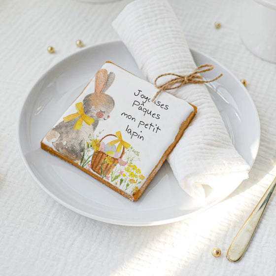 BISCUIT CARTE POSTALE LAPINOU