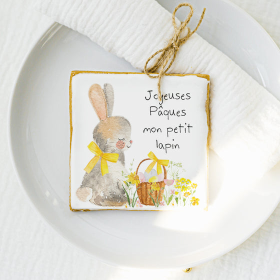 BISCUIT CARTE POSTALE LAPINOU