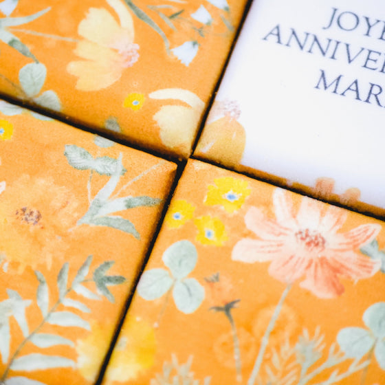 Coffret 9 Biscuits Personnalisables Mimosa