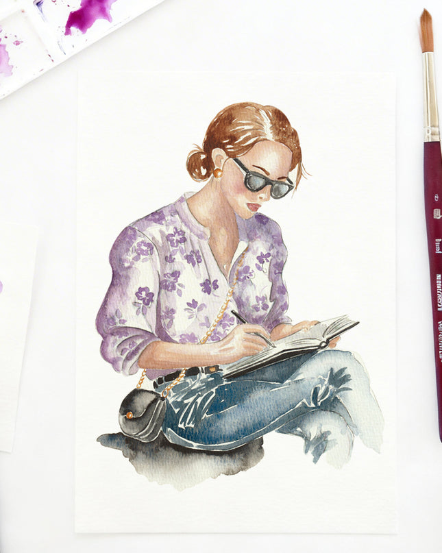 Aquarelle à peindre — Collection L'Écrivaine