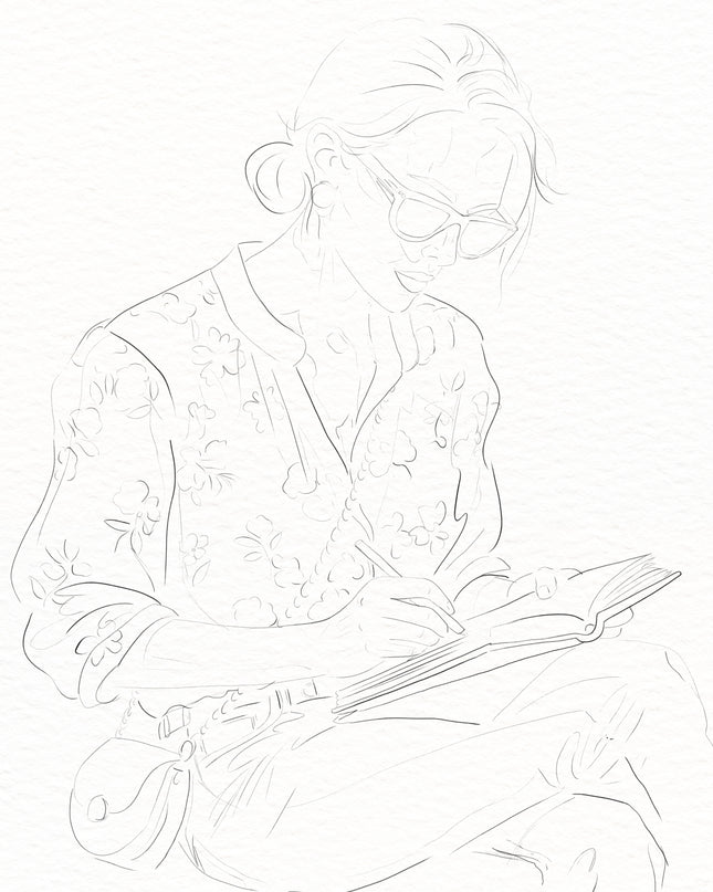 Aquarelle à peindre — Collection L'Écrivaine