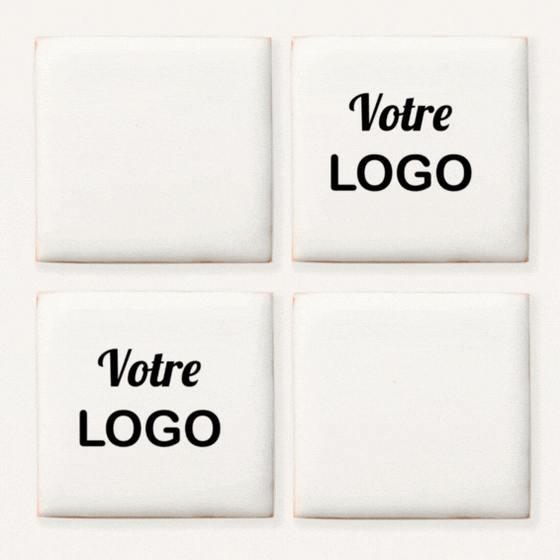 LOT DE 4 BISCUITS (CARRÉS)